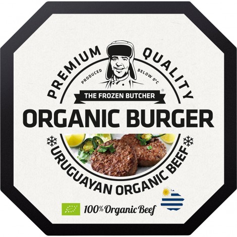 Organic beef burger