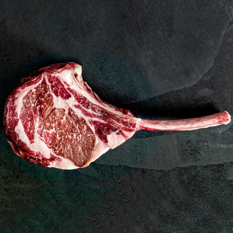 Tomahawk steak Australian marbled beef