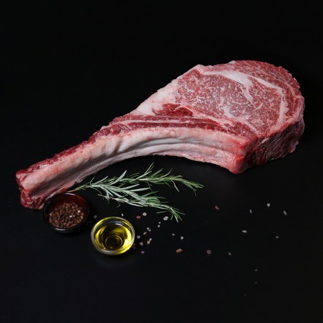 Tomahawk steak Wagyu Australian beef gade MSA 6plus
