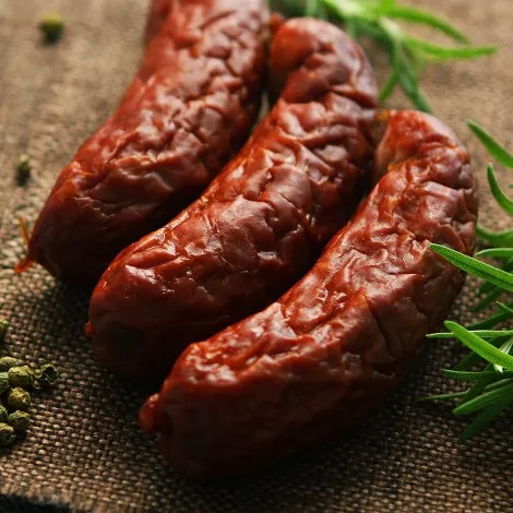 Traditional Polish sausage "staropolska myśliwska"