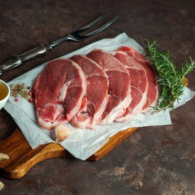 British lamb leg steaks