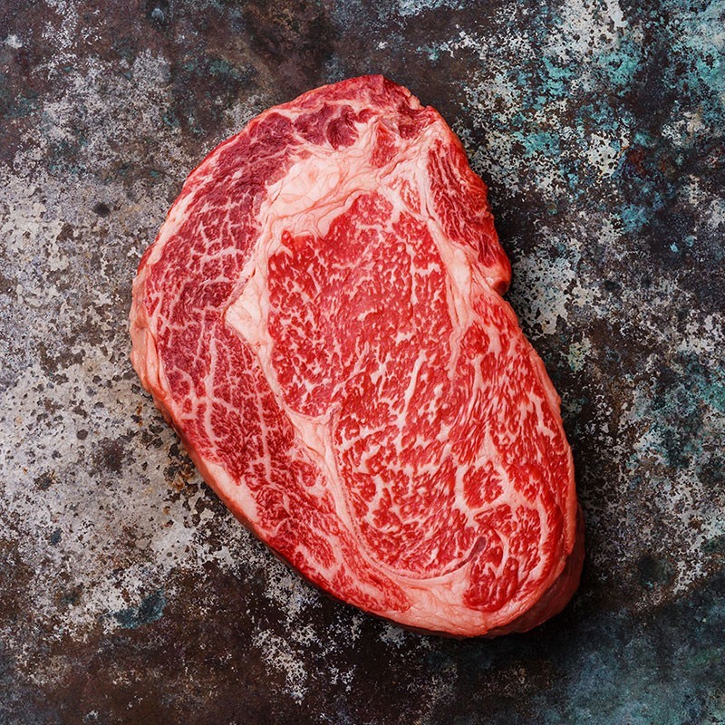 Ribeye steak Australian Wagyu grade MSA 6plus