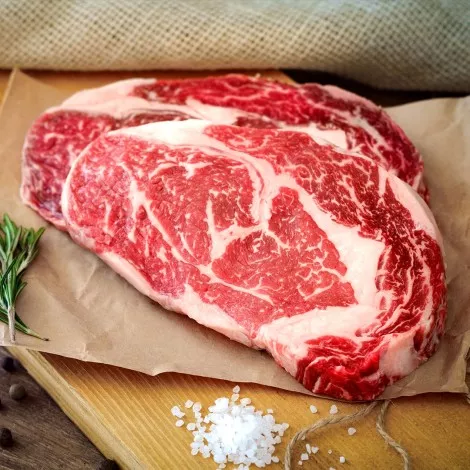 Stek z antrykotu młoda jałówka premium marmur