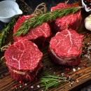 Tenderloin steaks Black Angus USA USDA CHOICE